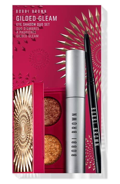 Shop Bobbi Brown Luminous Smoke Eyeshadow, Eyeliner & Mascara Gift Set $99 Value In Guilded Gleam