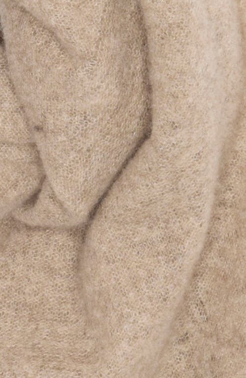Jane Carr The Luxe Cashmere Scarf In Taupe