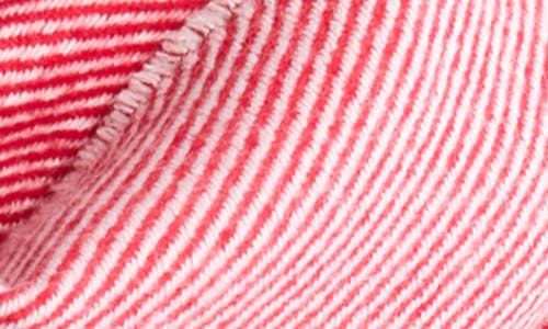 Hunter Heavyweight Reversible Plaid Scarf In Logo Red 600