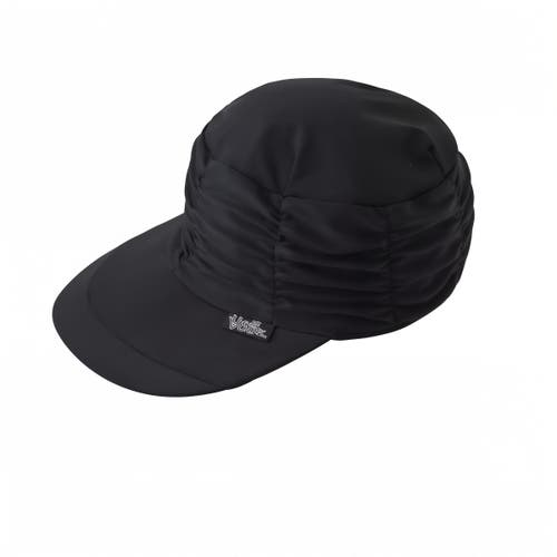Uv Skinz Ruched Sun Cap In Black