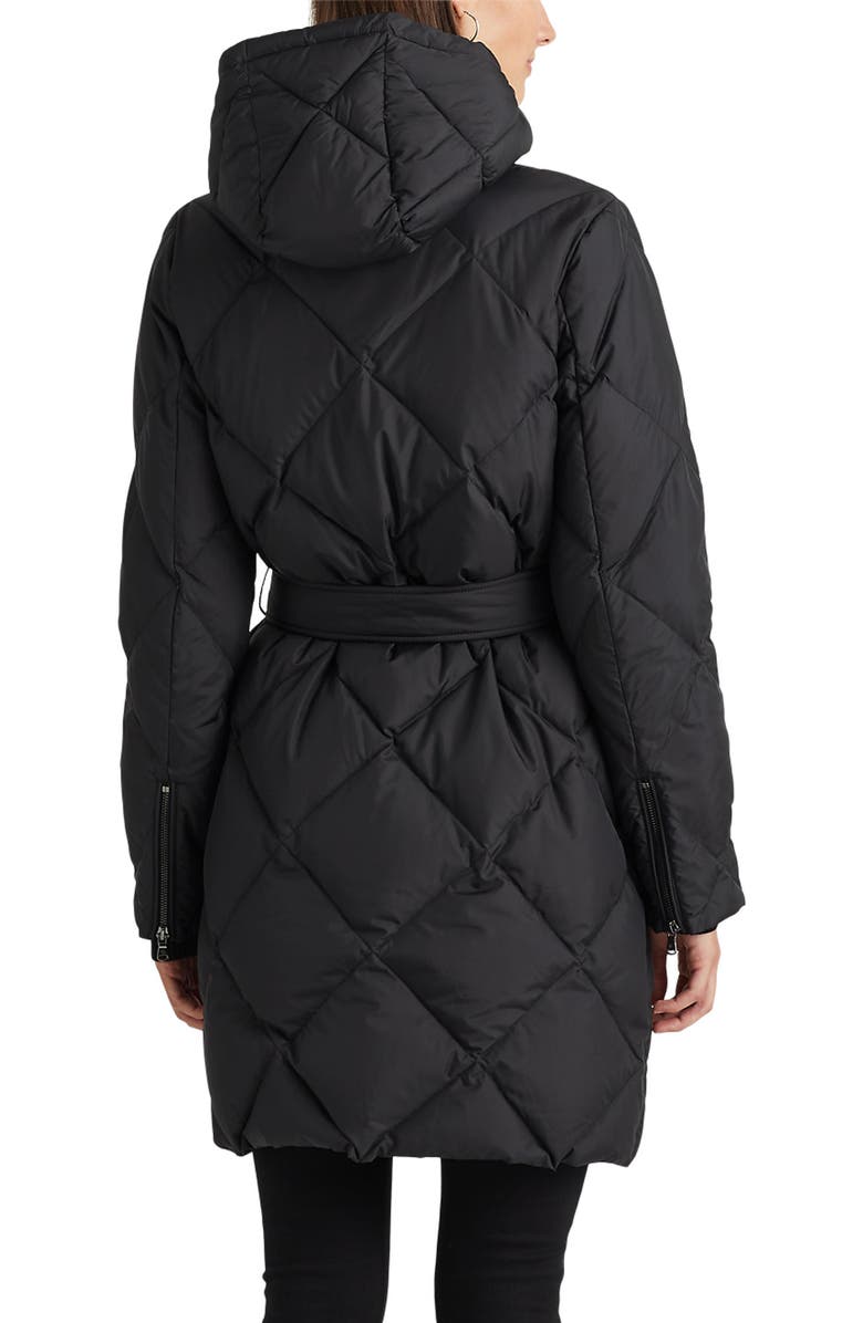 Top 46+ imagen ralph lauren womens black puffer jacket