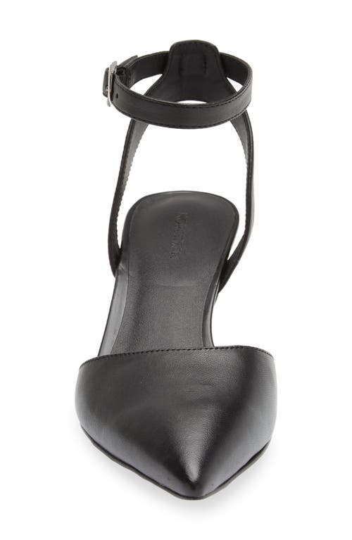 Nordstrom Pearla Ankle Strap Pump In Black