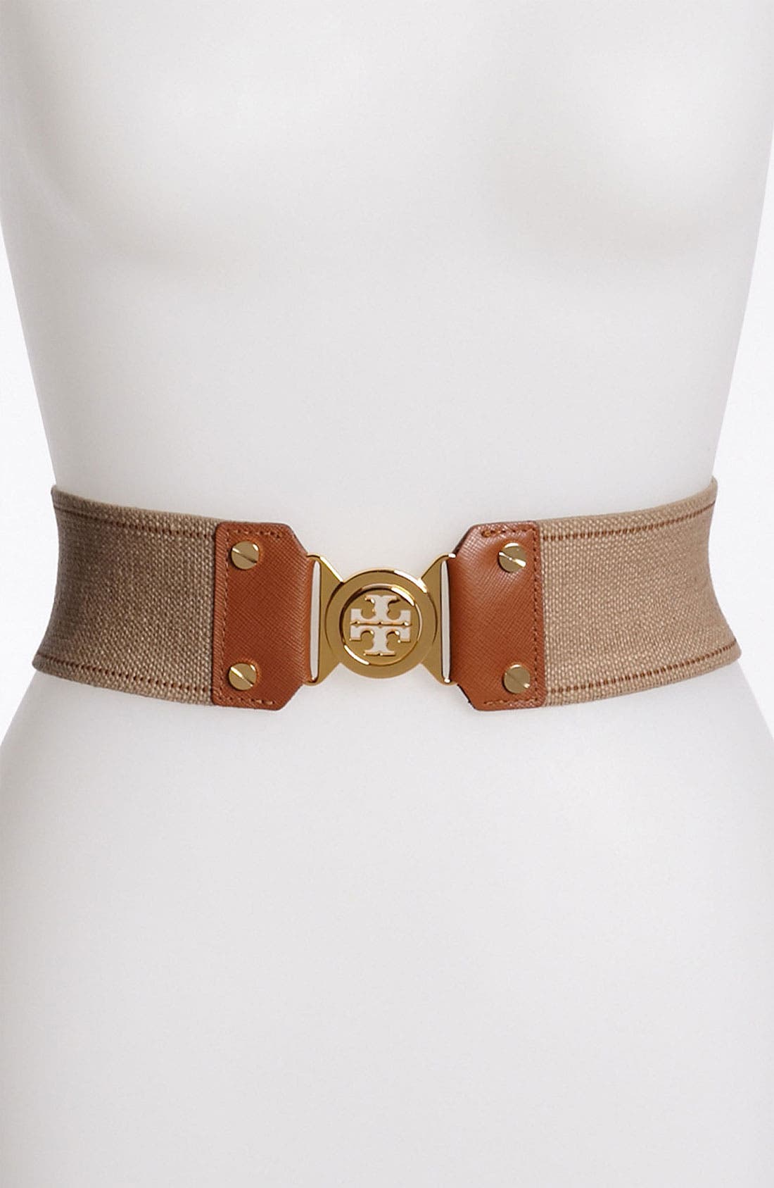 Tory Burch 'Wide Stretch Interlocking' Belt Nordstrom