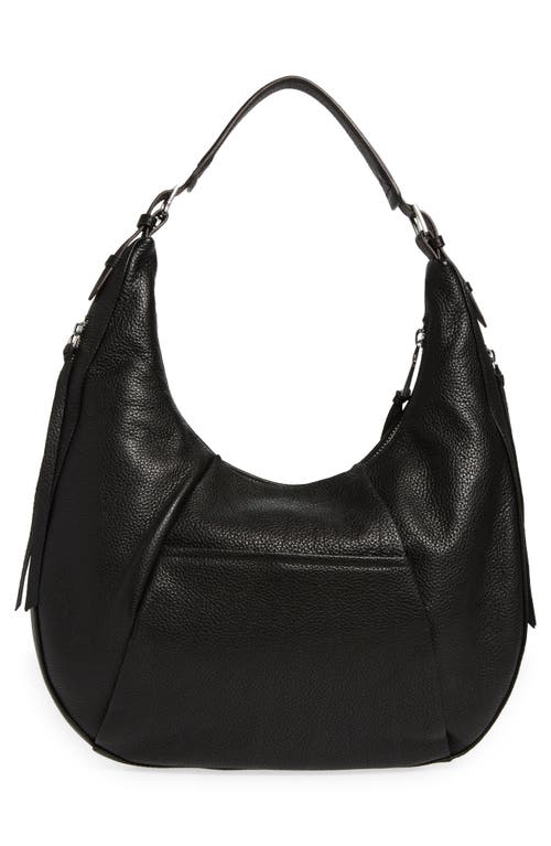 Aimee Kestenberg Corfu Pleated Hobo Bag In Black W/silver