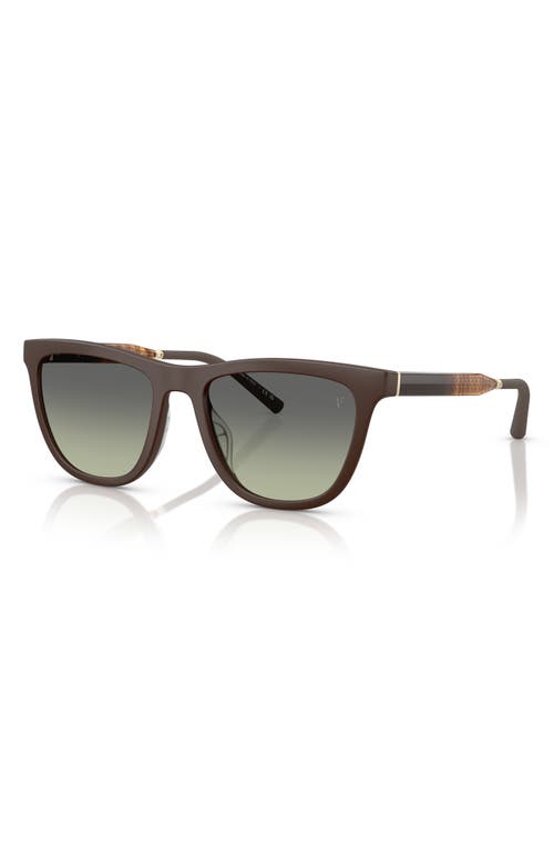 Oliver Peoples 51mm Polarized Pillow Sunglasses In Green