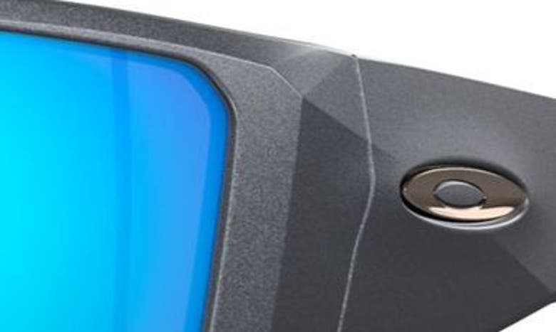 Oakley Heliostat Square-frame Sunglasses In Sapphire