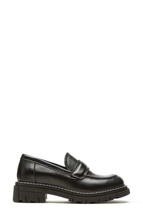 Shop La Canadienne Della Waterproof Lug Loafer In Black Leather