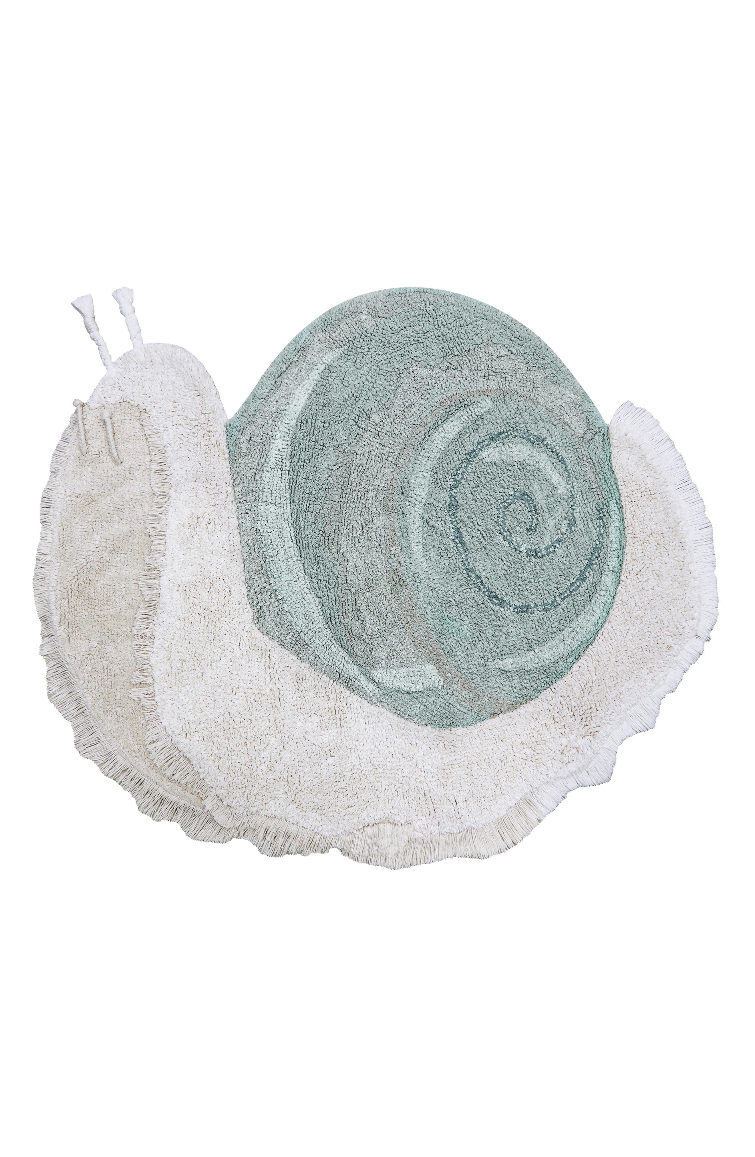 Lorena Canals Snail Washable Rug in Blue Sage 