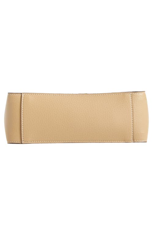 Shop Stella Mccartney Mini Faux Leather Crossbody Bag In Caramel