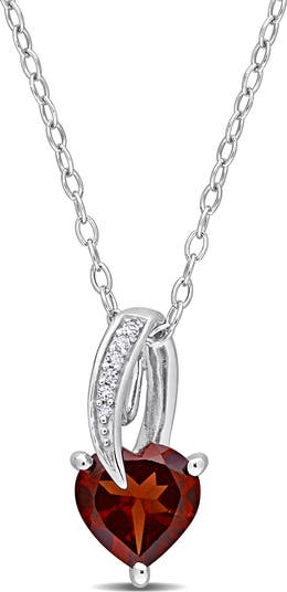 Garnet necklace 2025 h samuel