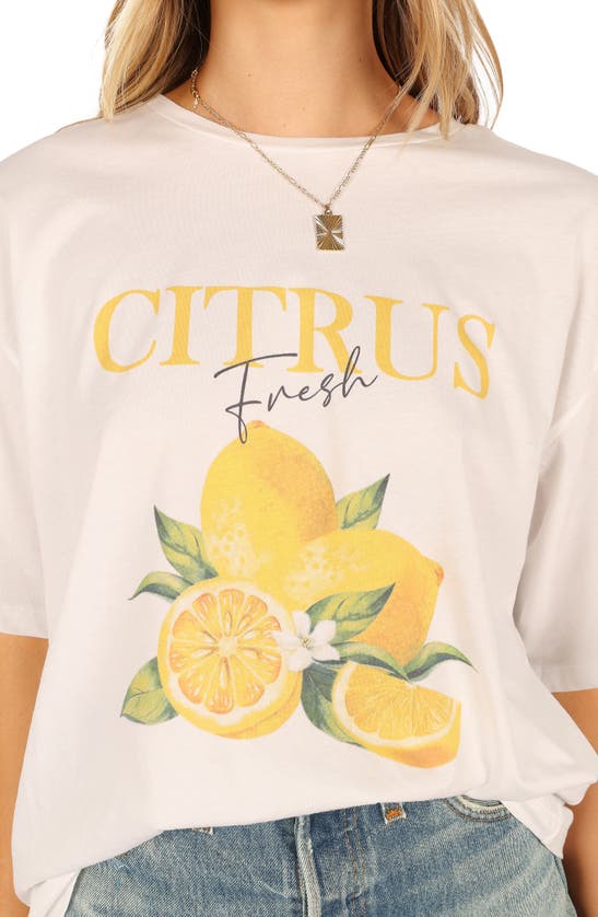 Petal And Pup Womens Citrus Tee In White