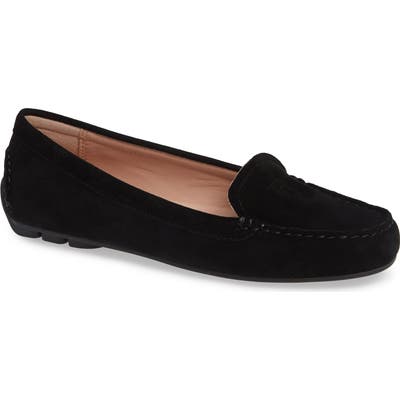 Taryn Rose Karen Water Resistant Driving Loafer- Black