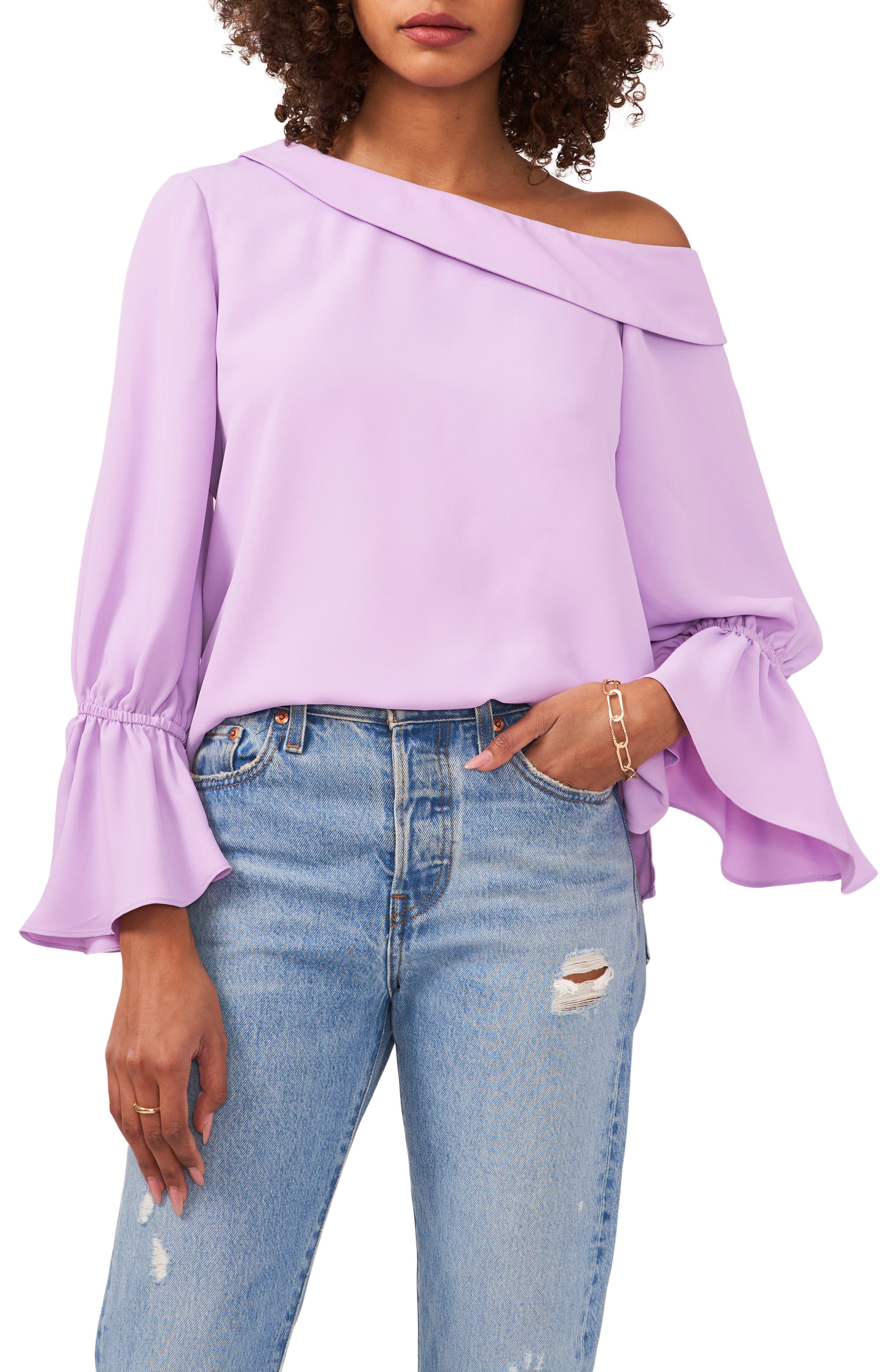 vince camuto bell sleeve blouse