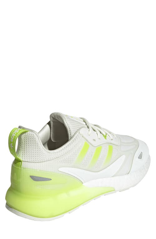 Shop Adidas Originals Adidas Zx 2k Boost 2.0 Sneaker In White Tint/semi Solar Slime