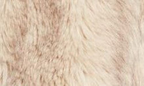 Stand Studio Lena Faux Fur Bomber Jacket In Natural