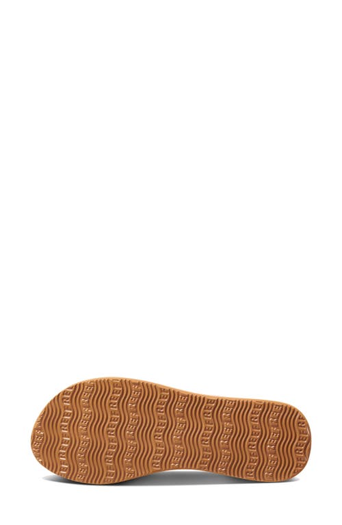 Shop Reef Cushion Sands Flip Flop In Black/tan