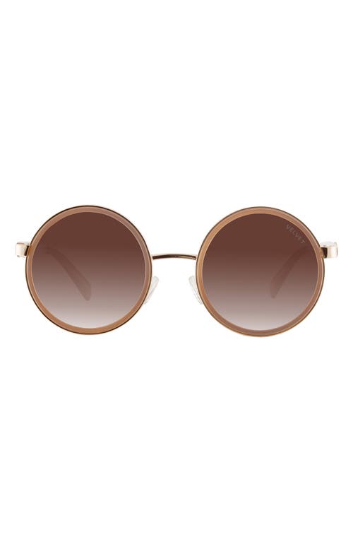 Essie 52mm Gradient Round Sunglasses in Blush