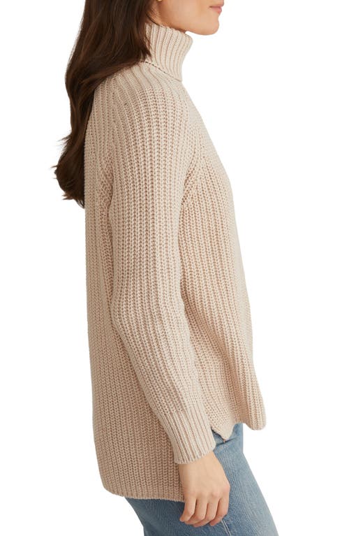 525 Stella Cotton Turtleneck Sweater In Wheat