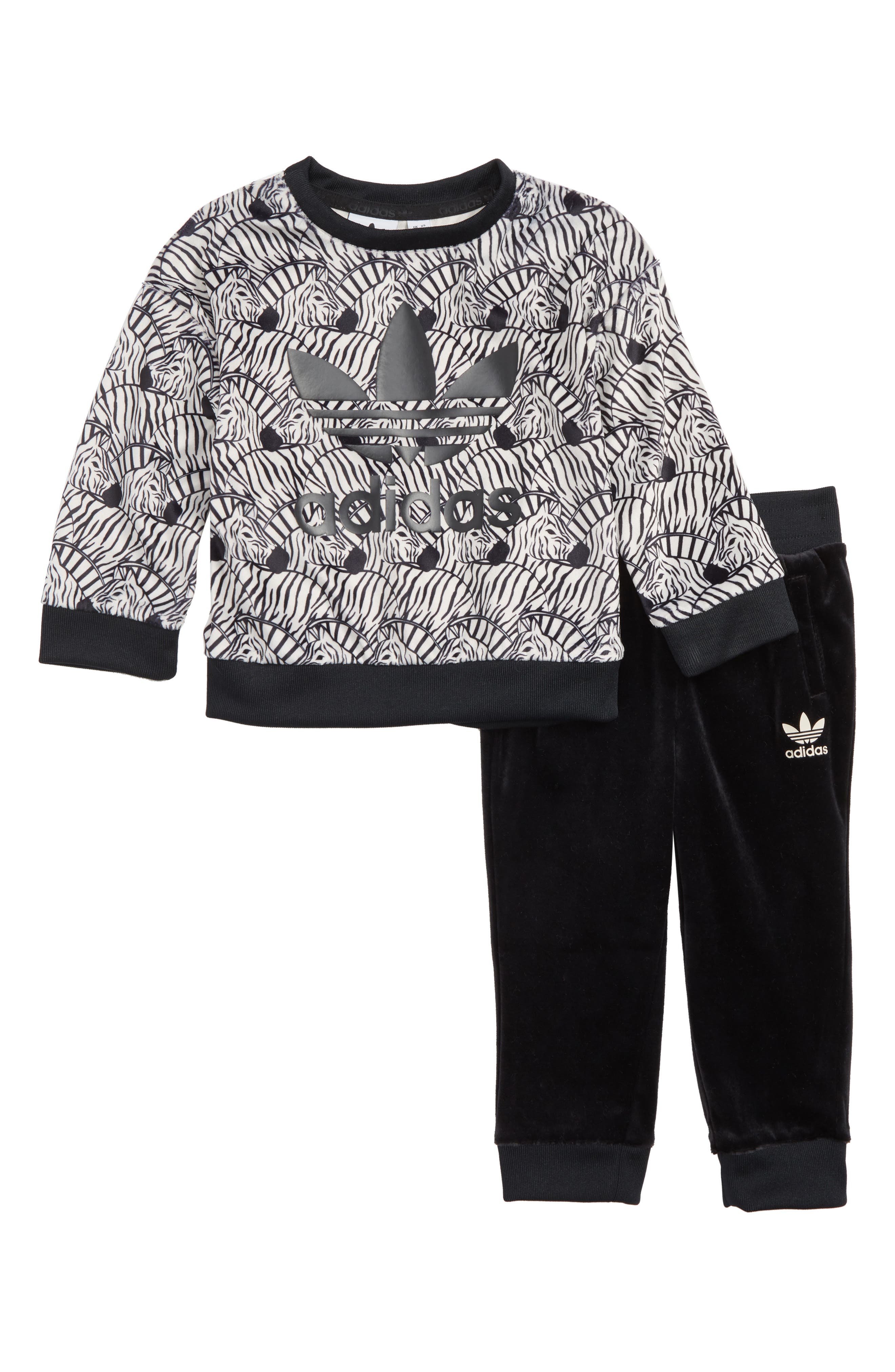 adidas zebra crop hoodie