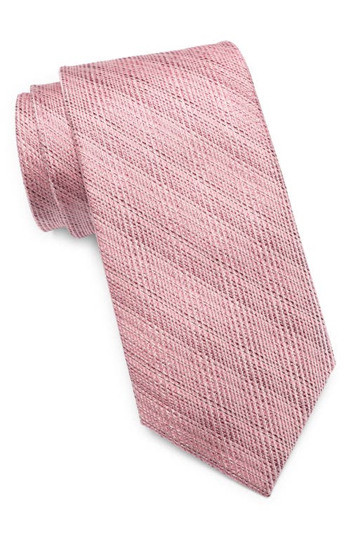 Nordstrom Hewitt Solid Silk Tie in Pink at Nordstrom