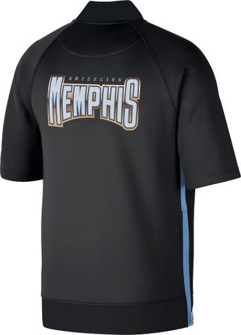 Memphis Grizzlies Nike 2022/23 City Edition Showtime Raglan Short Sleeve  Full-Snap Jacket - Black