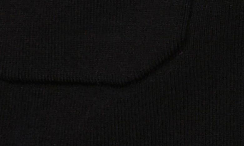 Shop Halogen Contrast Trim Two-pocket Cardigan In Rich Black