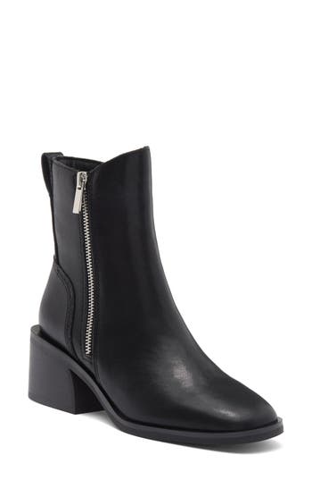 Steve Madden Ruthy Boot In Black Leather