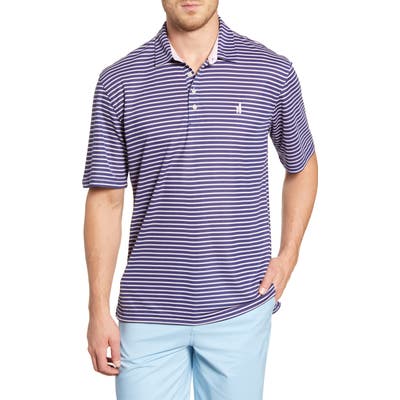 Johnnie-O Linus Classic Fit Stripe Polo, Blue