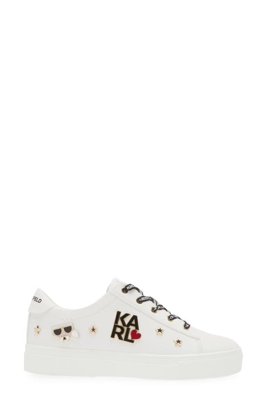 Shop Karl Lagerfeld Paris Cammy Sneaker In Bright White