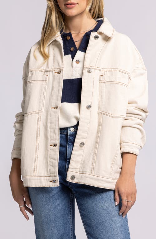Thread & Supply Demi Denim Jacket In Bone