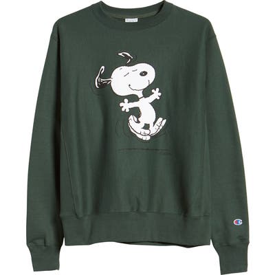 Champion X Peanuts Dancing Snoopy Graphic Sweatshirt (Nordstrom Exclusive)