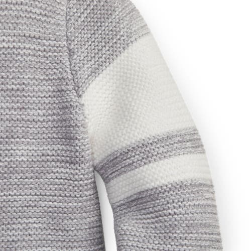 Shop Hope & Henry Boys' Hooded Pullover Sweater, Kids In Grey