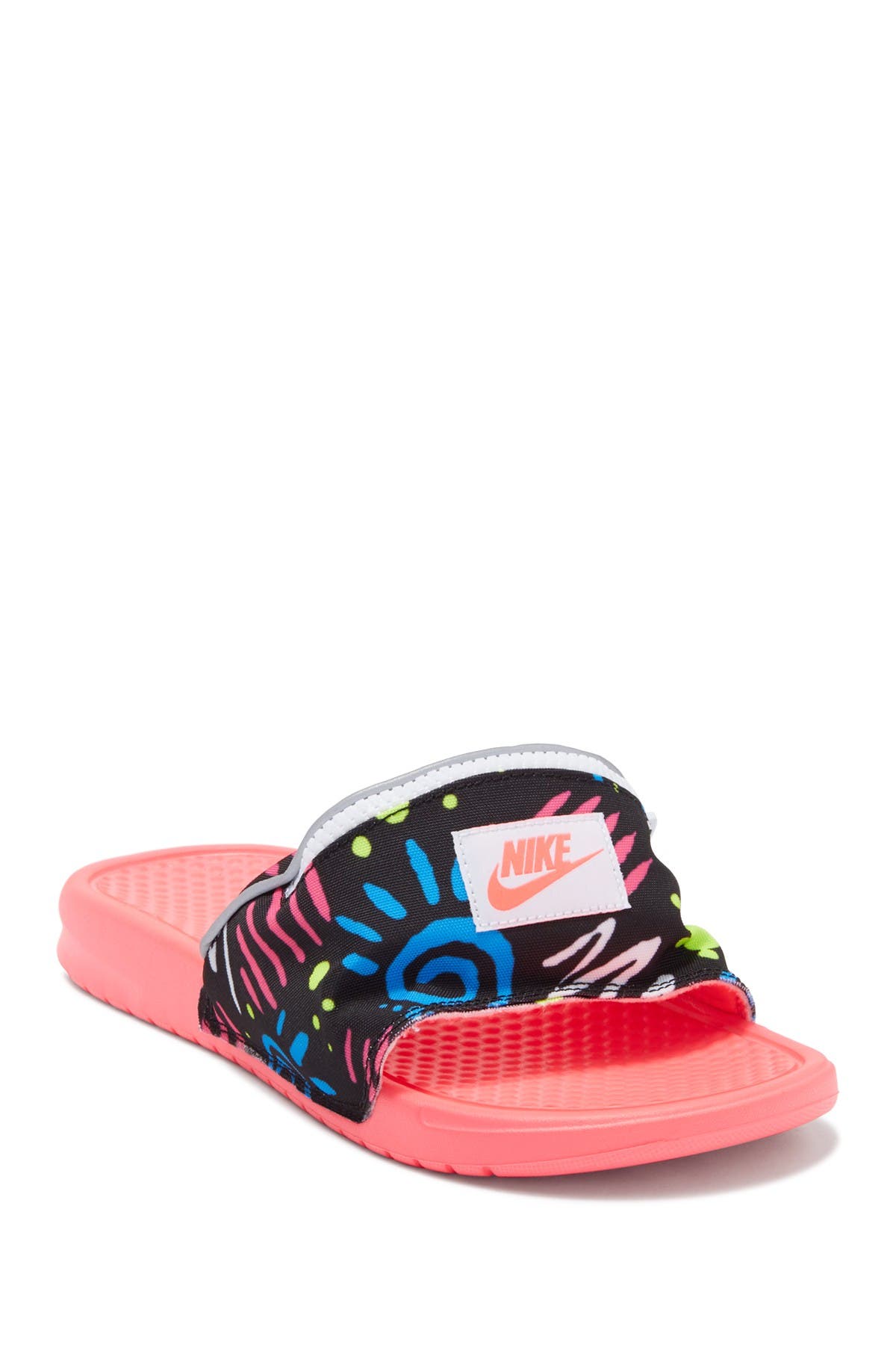 nike fanny pack slides pink