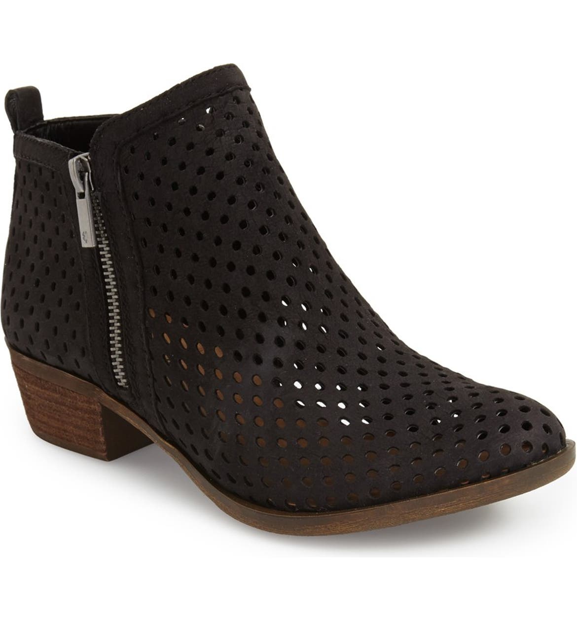 Lucky Brand 'Basel' Perforated Bootie (Women) | Nordstrom