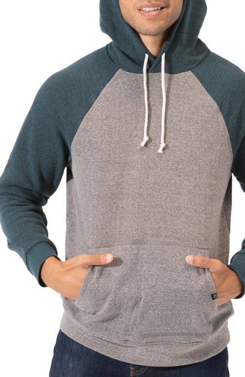 Shop Threads 4 Thought Baseline Hoodie In Heather Grey/heather Mallard