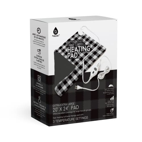 Pursonic Extra Extra Large Electric Heating Pad In Checkers Pattern
