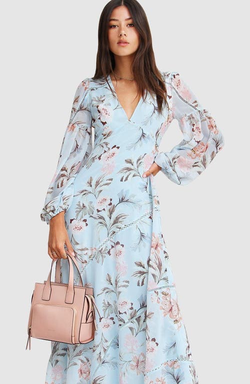 Shop Belle & Bloom In Your Dreams Maxi Dress In Light Blue