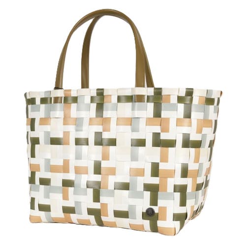 Handed By Fifty Fifty Recycled Plastic Weekender Bag In Hunting Green Mix