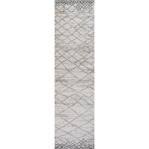 Jonathan Y Asilah Moroccan Modern Diamond Area Rug In Light Gray