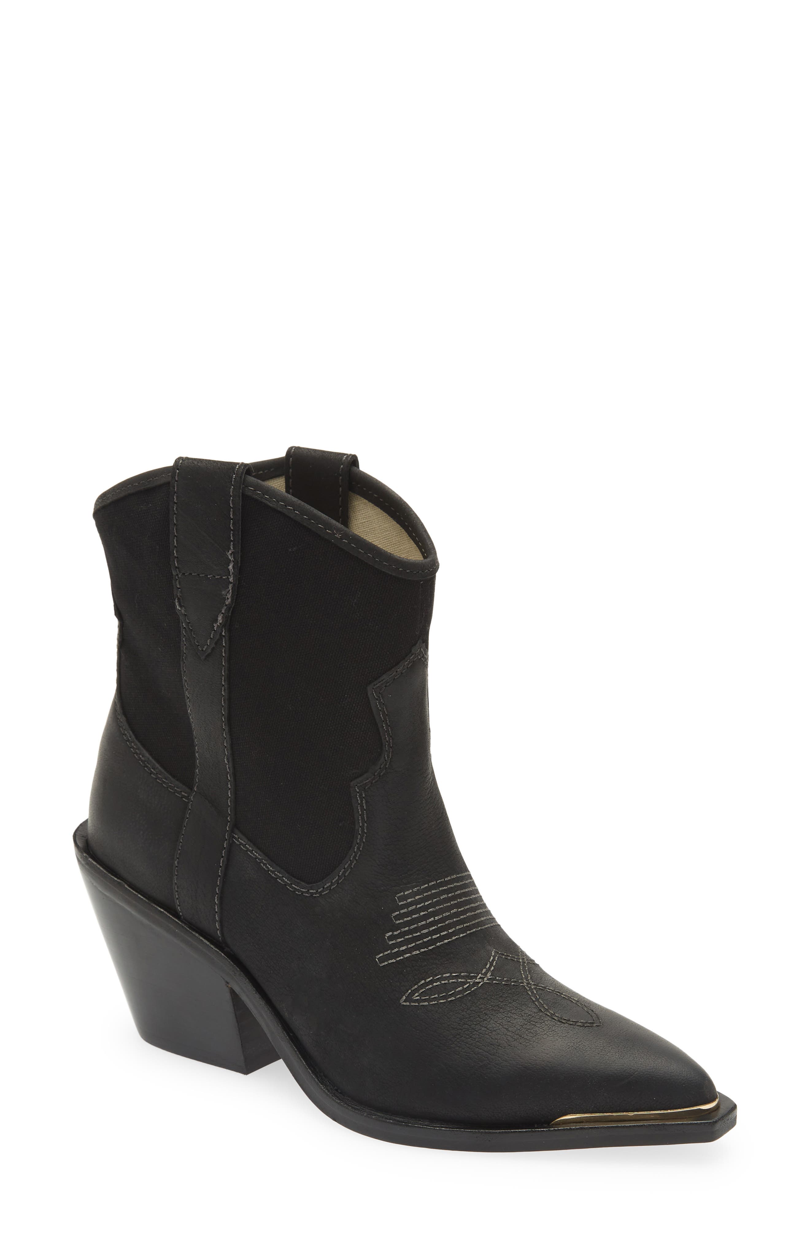 nordstrom womens black booties