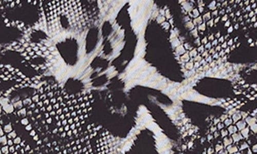 Karen Kane Mixed Animal Print Long Sleeve Mesh Midi Dress In Print