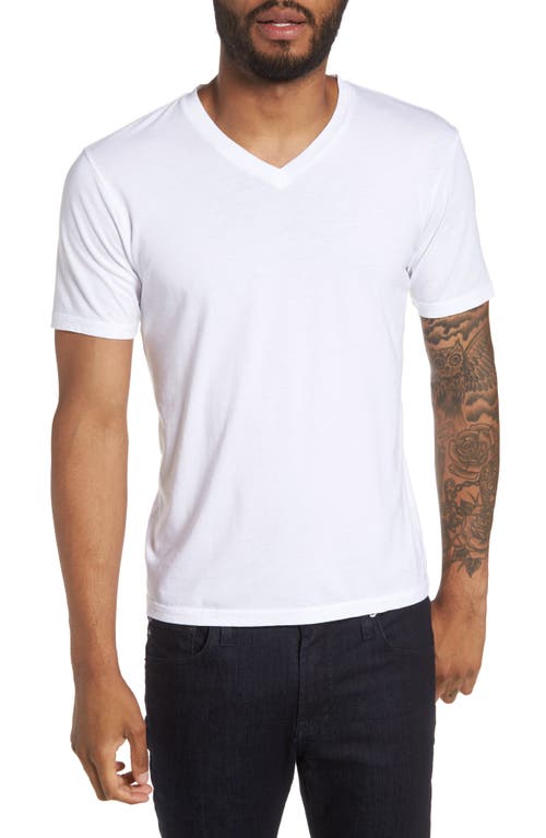 Supima Blend Classic V-Neck T-Shirt in White