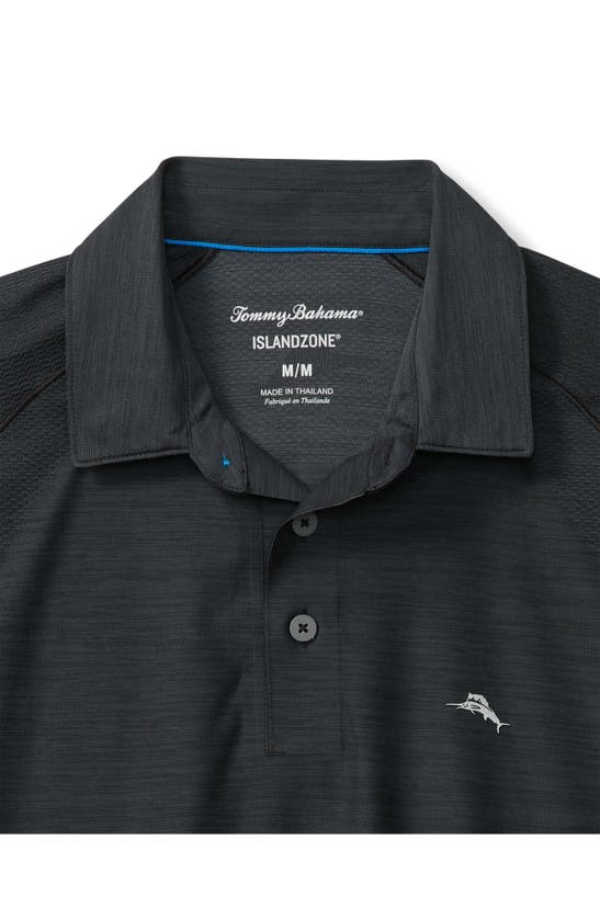 Tommy Bahama Palm Coast Pro Solid Polo In Jet Black