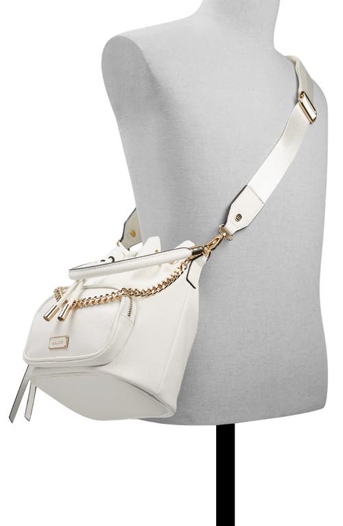 Shop Aldo Jadzia Bucket Bag In White