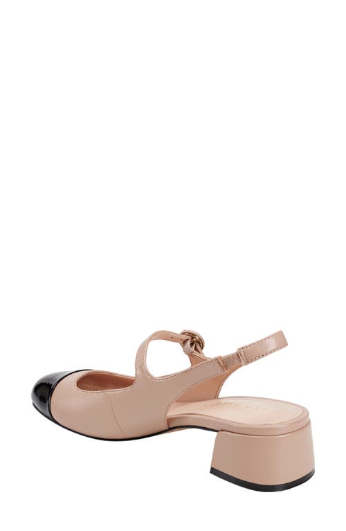 Shop Marc Fisher Ltd Martie Slingback Mary Jane Pump In Medium Natural