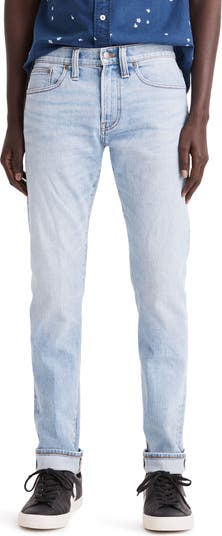 Billy Reid Men's Garment Dyed Selvedge Slim Jean, Black, 28 at  Men's  Clothing store