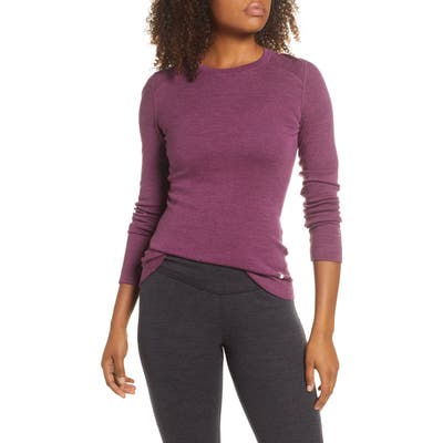 Smartwool Merino 250 Base Layer Crew Top, Purple
