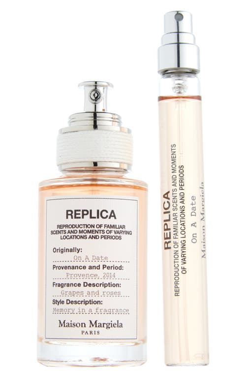 Shop Maison Margiela Replica On A Date Eau De Toilette 2-piece Set $120 Value In No Color