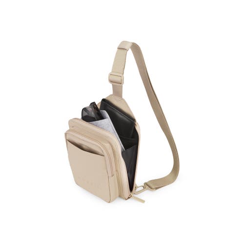 Bugatti Downtown Essentials Sling Bag In Beige