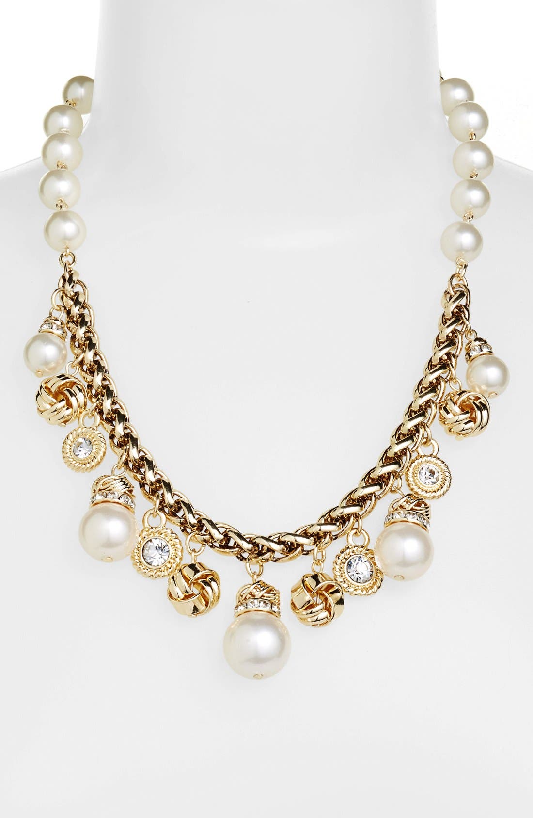 Nordstrom Faux Pearl Frontal Necklace Nordstrom